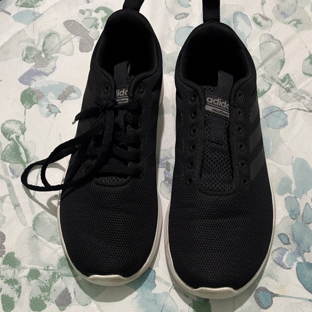 Adidas Women’s Black Mesh Sneakers - Size 6